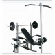 Weightlifting Bench With Roller Gym and 50kg dumbbell