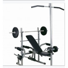 Weightlifting Bench With Roller Gym and 50kg dumbbell