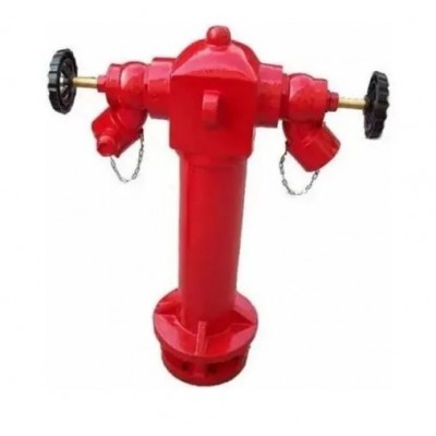 2-Way Pillar Double Outlet Fire Hydrant - 4”