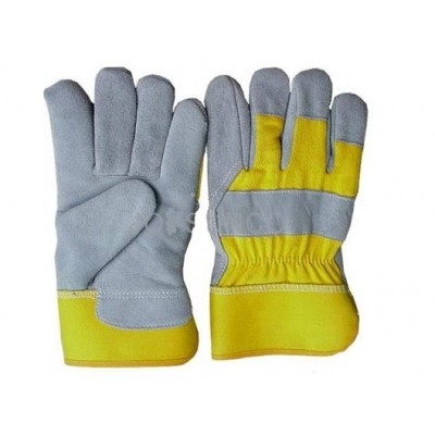 Leather Work Gloves - 12 Pairs