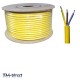3 Core 1.5mm Round Black Mains Electrical Cable Flex - 100 Meters