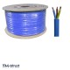 3 Core 2.5mm Round Black Mains Electrical Cable Flex - 100 Meters