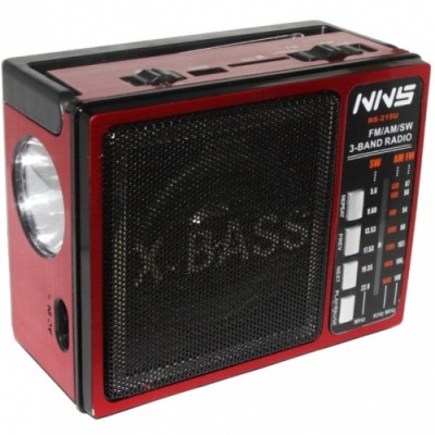 Rechargeable World Band Radio With USB/TF/SD - NS-215U