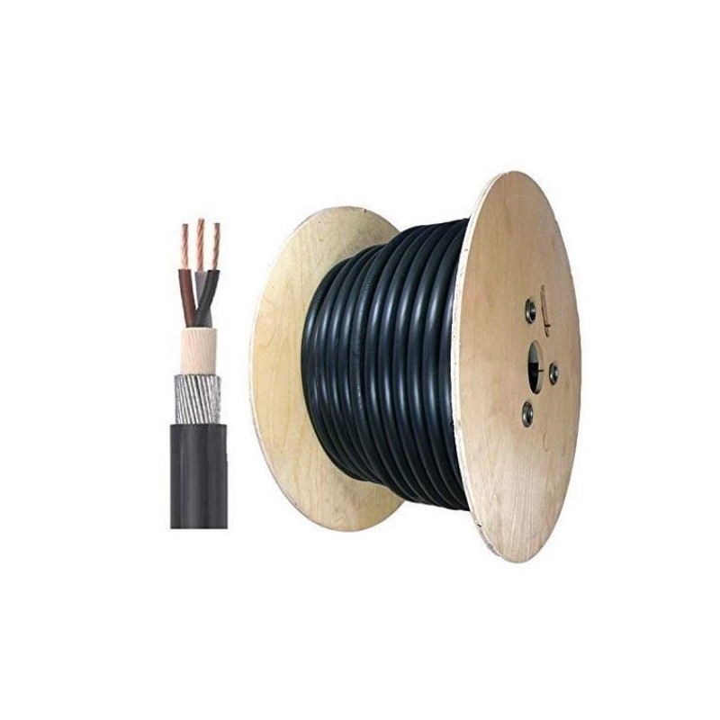 6mm 3 Core SWA Armoured Cable